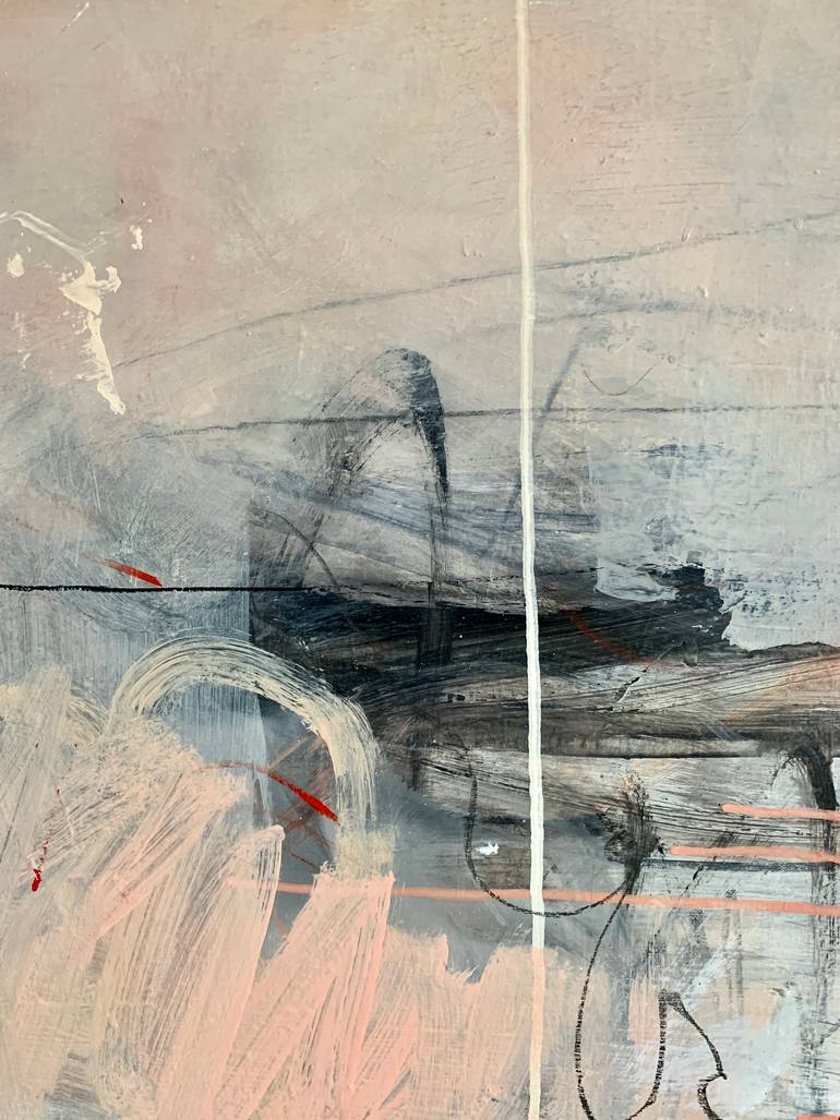 Original Abstract Expressionism Abstract Painting by Claudia Grutke