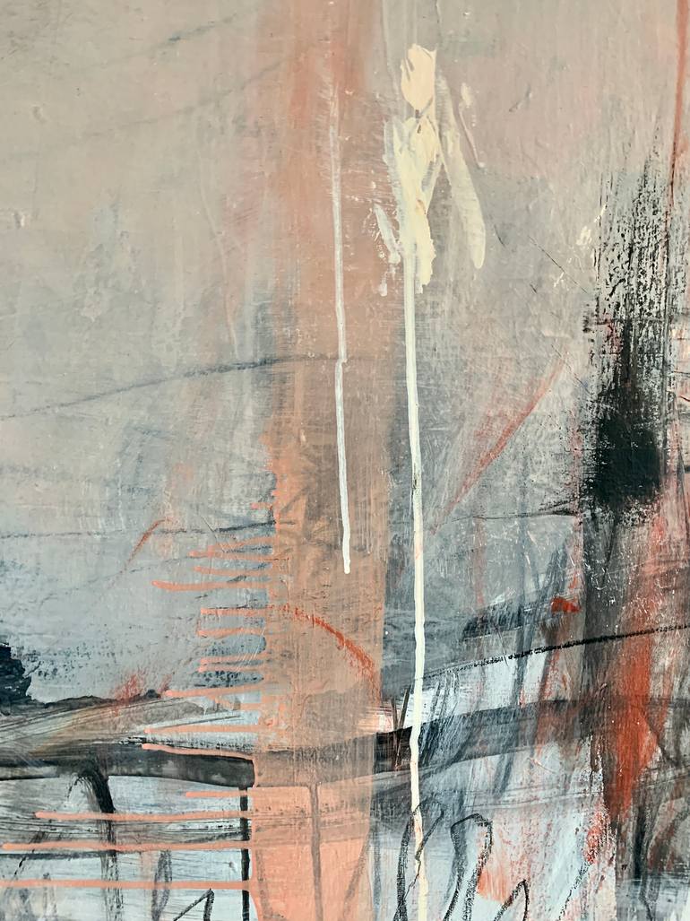 Original Abstract Expressionism Abstract Painting by Claudia Grutke