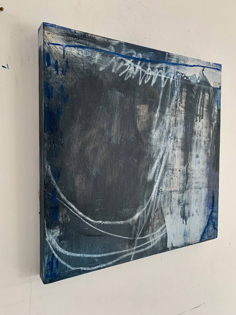 Original Abstract Expressionism Abstract Mixed Media by Claudia Grutke