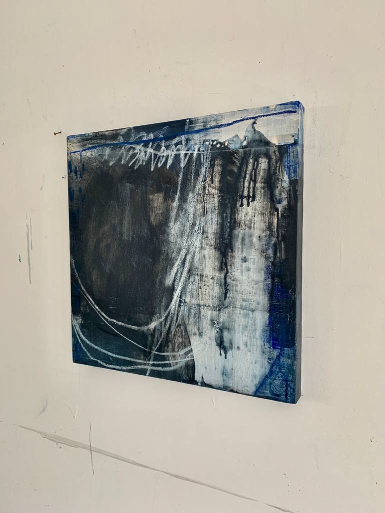 Original Abstract Expressionism Abstract Mixed Media by Claudia Grutke