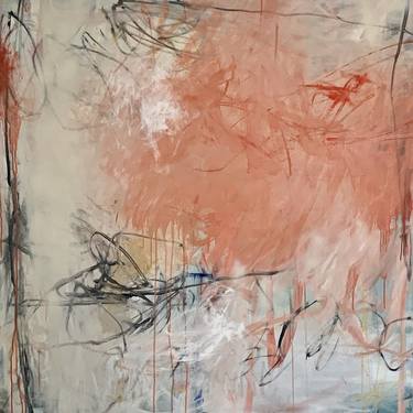 Original Abstract Expressionism Abstract Painting by Claudia Grutke