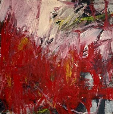 Original Abstract Expressionism Abstract Painting by Claudia Grutke