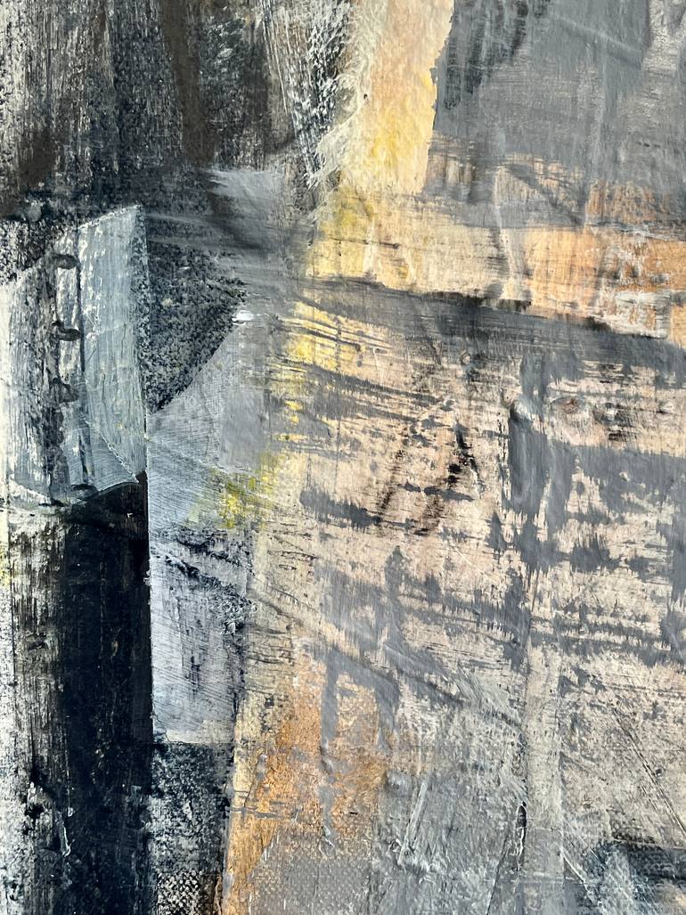 Original Abstract Cities Mixed Media by Claudia Grutke