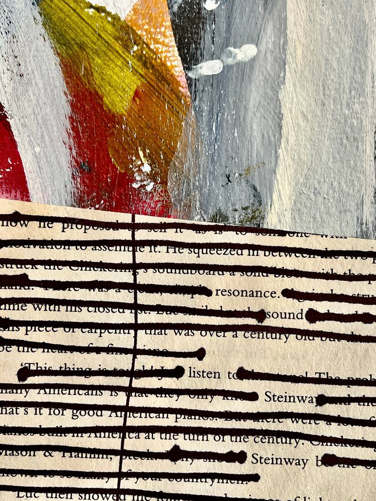Original Abstract Patterns Mixed Media by Claudia Grutke