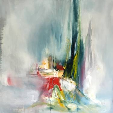 Original Abstract Expressionism Abstract Paintings by Claudia Grutke