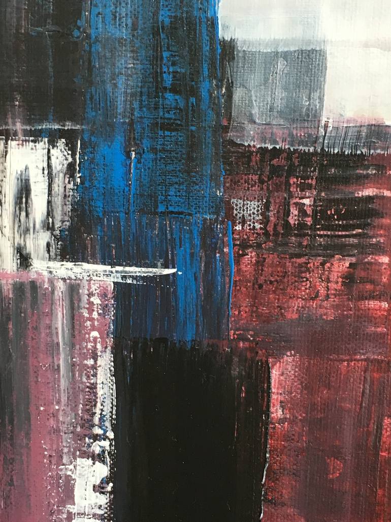 Original Abstract Expressionism Abstract Painting by Claudia Grutke