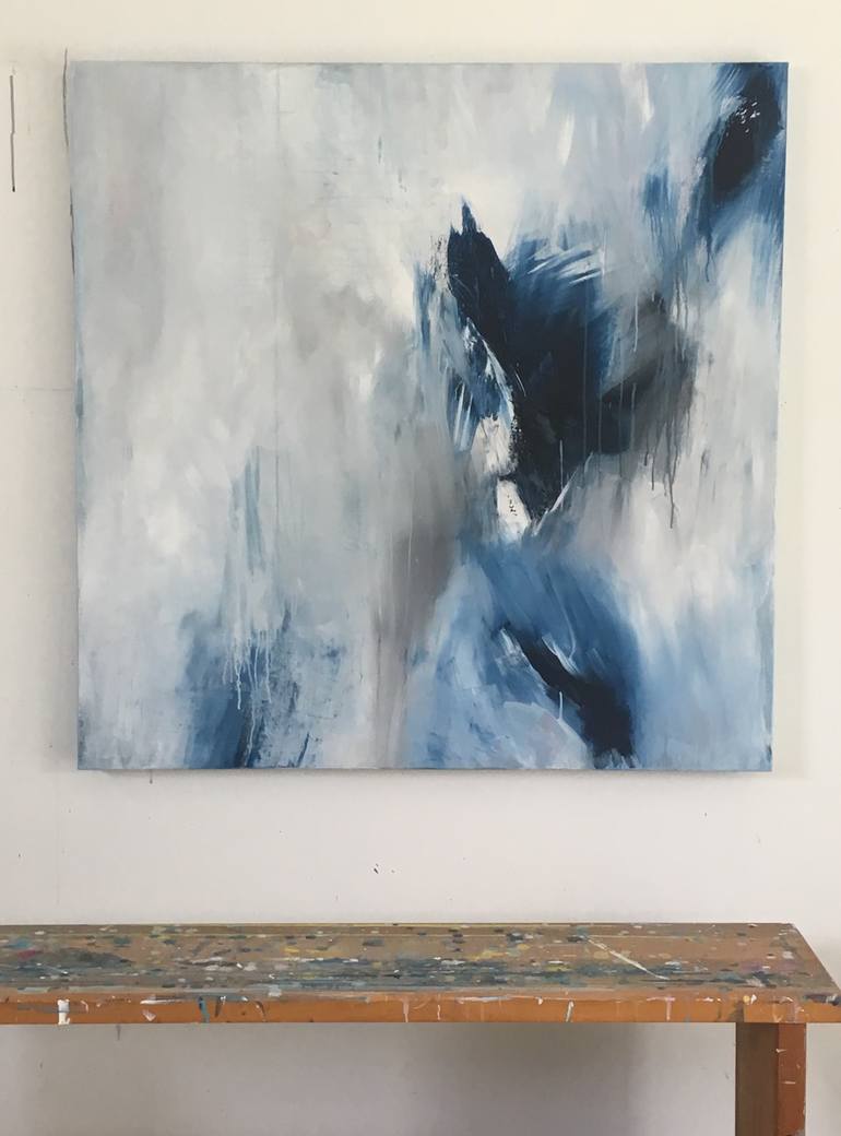 Original Abstract Expressionism Abstract Painting by Claudia Grutke