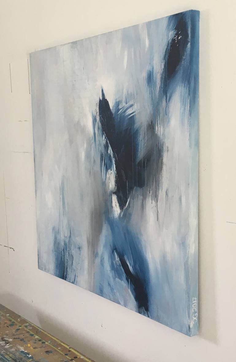 Original Abstract Expressionism Abstract Painting by Claudia Grutke