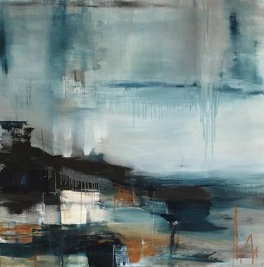 Original Abstract Expressionism Abstract Paintings by Claudia Grutke