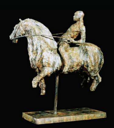 HORSE WITH HORSEMAN  thumb