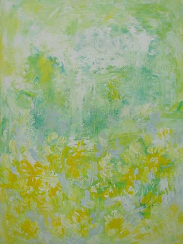 Original Abstract Expressionism Botanic Paintings by Brianne Applegate