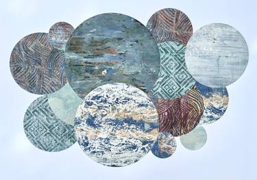 Saatchi Art Artist Alan James  Mcleod; Painting, “Planets and patterns” #art