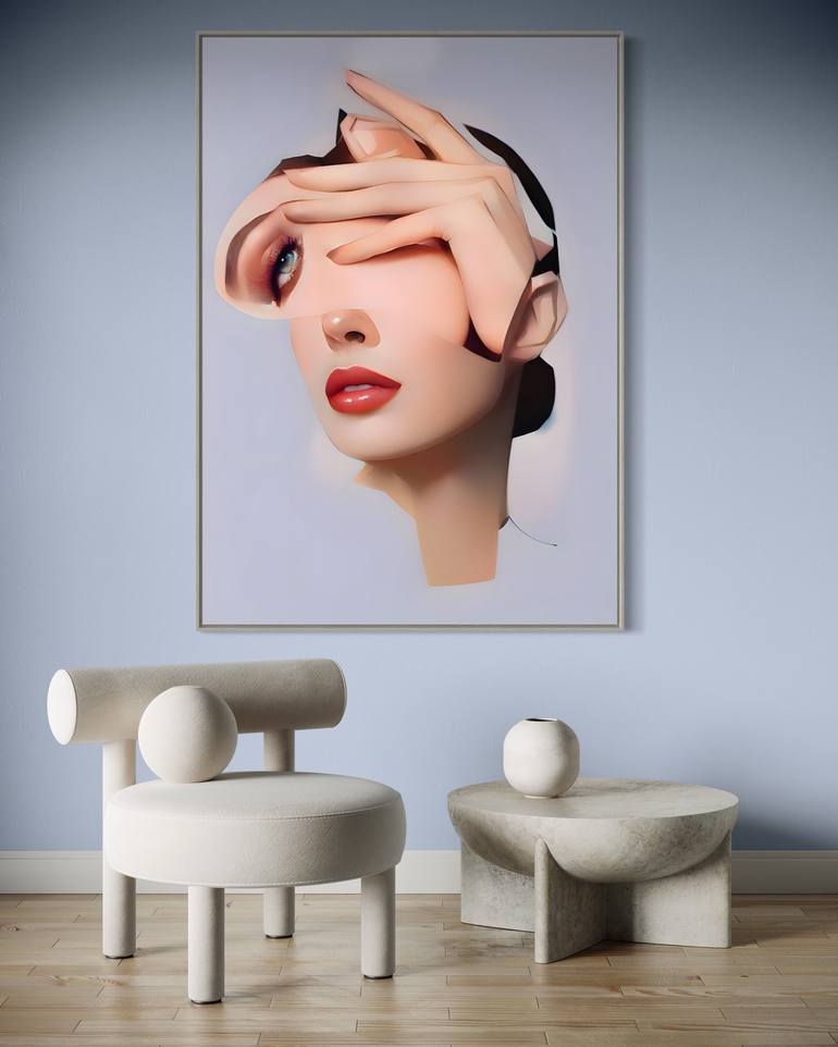 Original Cubism Popular culture Collage by Sephora Venites