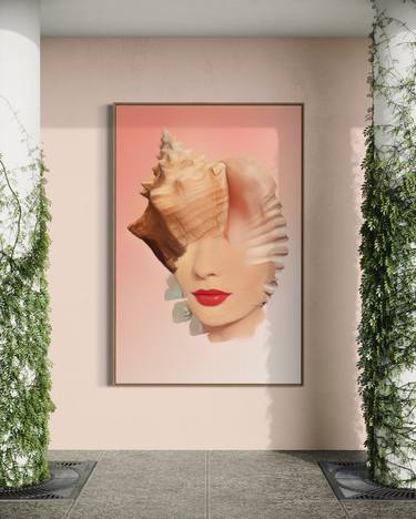 Original Surrealism Abstract Collage by Sephora Venites