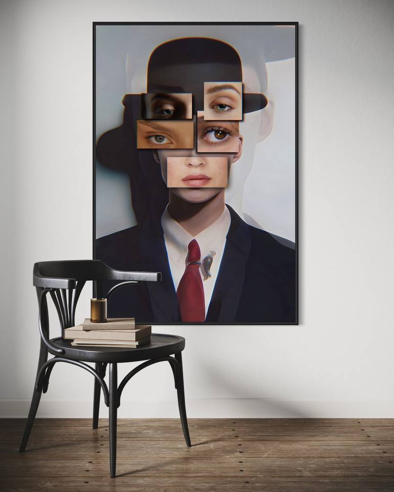 Original Dada Abstract Collage by Sephora Venites