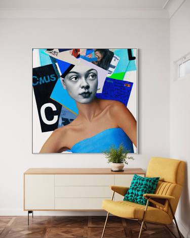 Original Dada Abstract Collage by Sephora Venites