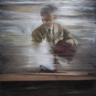 Original Figurative Men Paintings by tomasz bielak