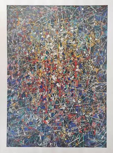 Original Abstract Painting by Roberto Yonkov