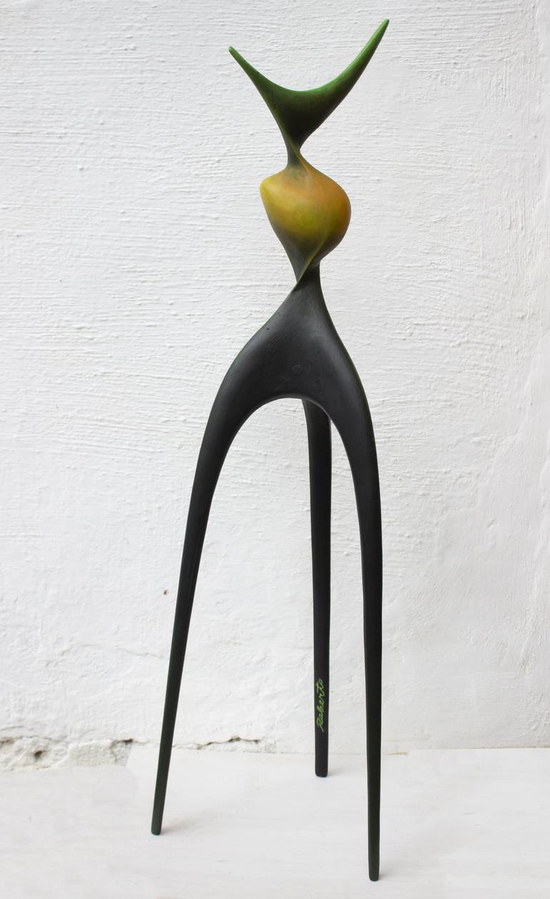 Original Modernism Abstract Sculpture by Roberto Yonkov