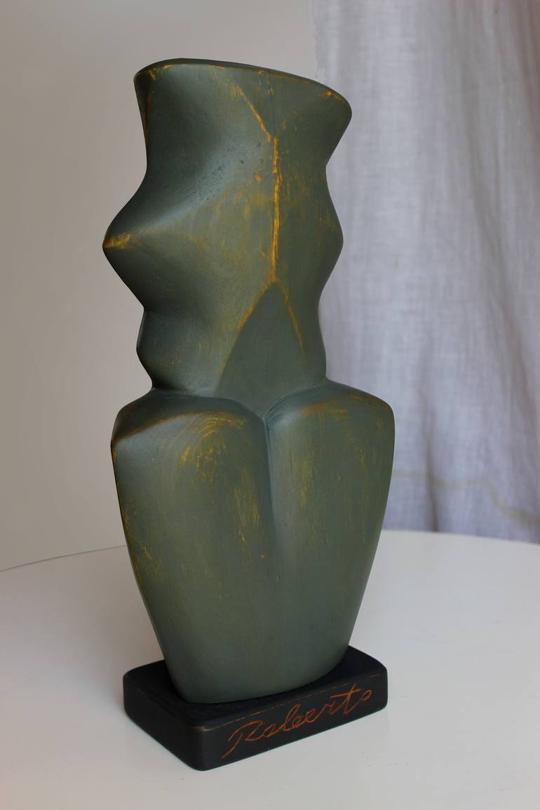 Original Abstract Body Sculpture by Roberto Yonkov