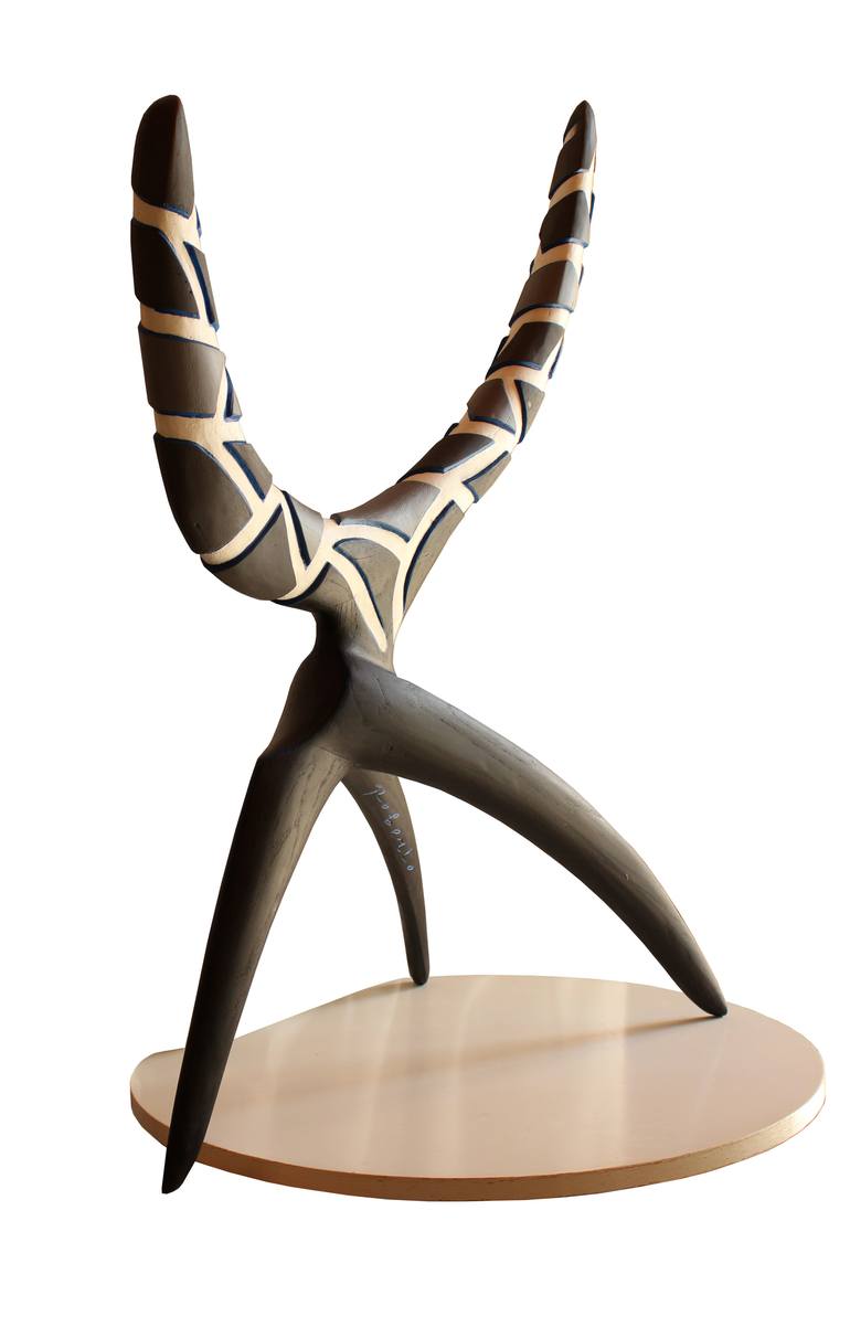 Original Figurative Abstract Sculpture by Roberto Yonkov