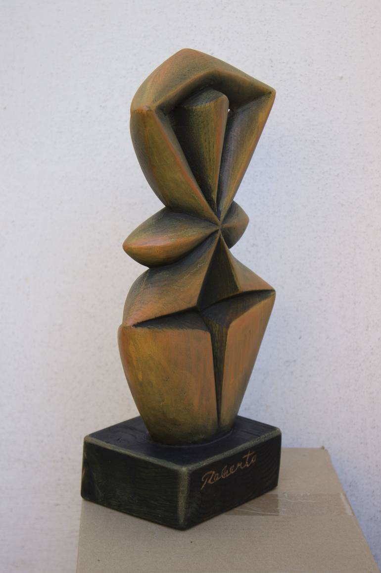 Original Abstract Body Sculpture by Roberto Yonkov