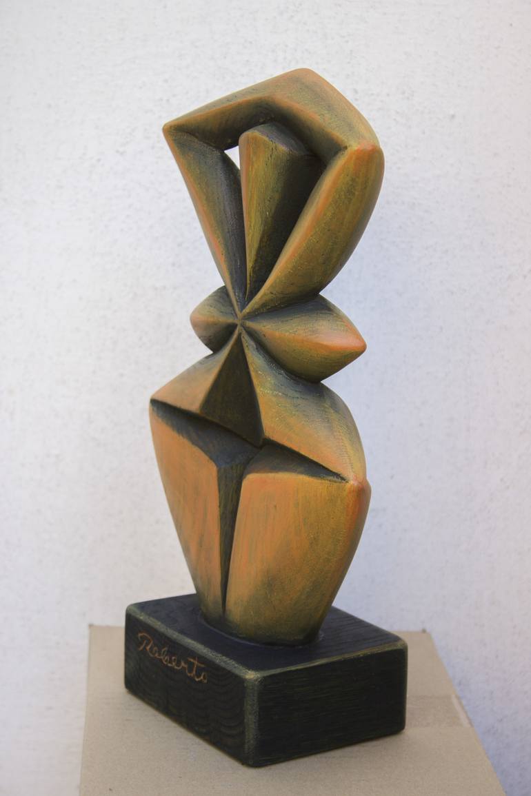 Original Abstract Body Sculpture by Roberto Yonkov