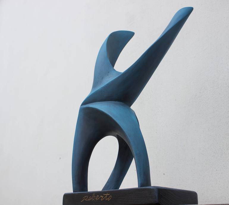 Original Figurative Abstract Sculpture by Roberto Yonkov