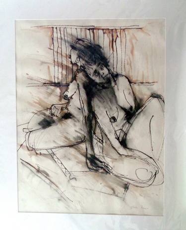 Print of Figurative Nude Drawings by Sheila Posner