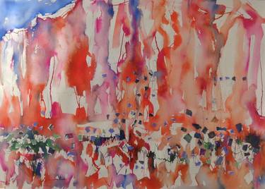 Original Abstract Landscape Paintings by Sheila Posner