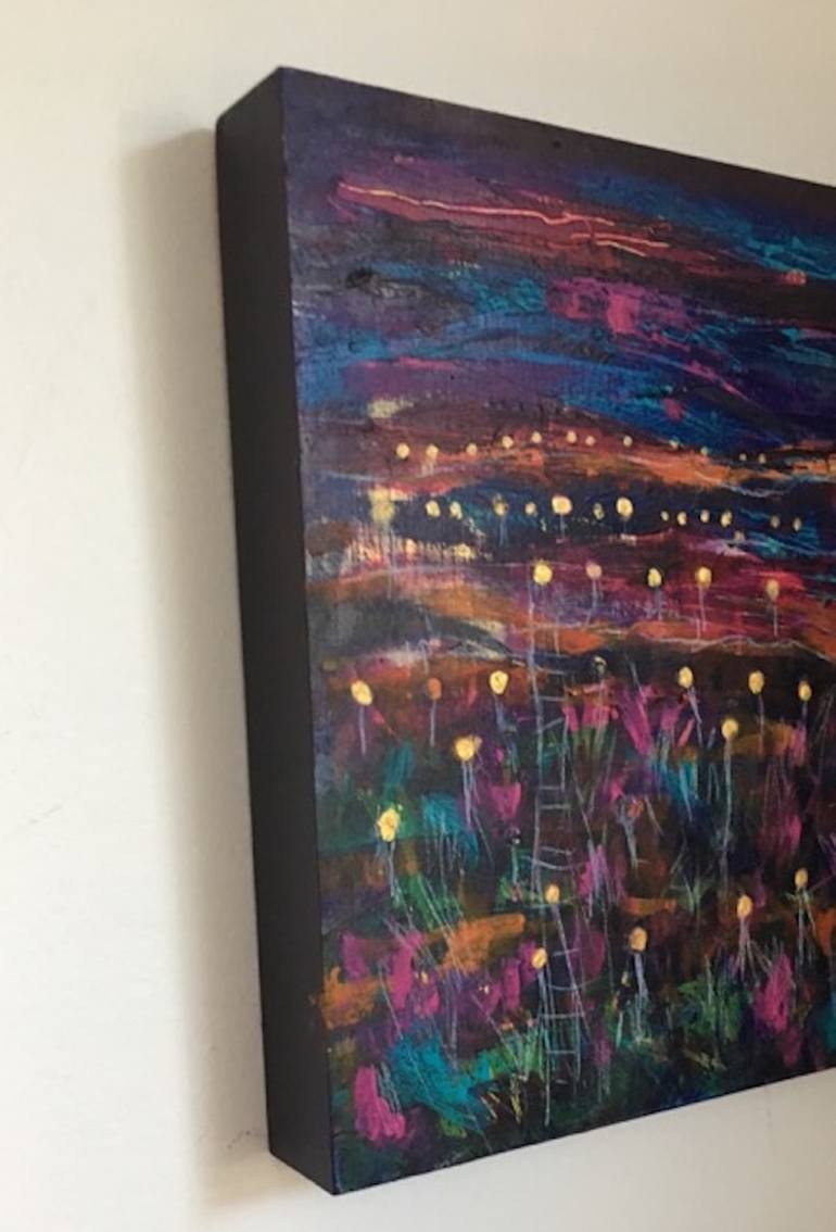 Original Abstract Landscape Painting by Sheila Posner
