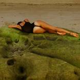 girl on moss by Ilona Shevchishina