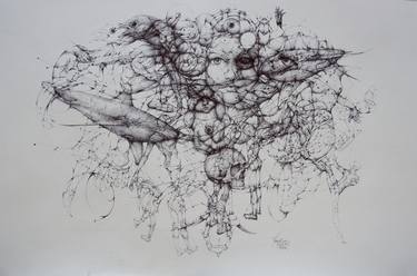 Print of Conceptual Time Drawings by Jaru T