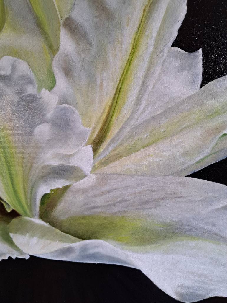 Original Fine Art Floral Painting by Nanda Hoep
