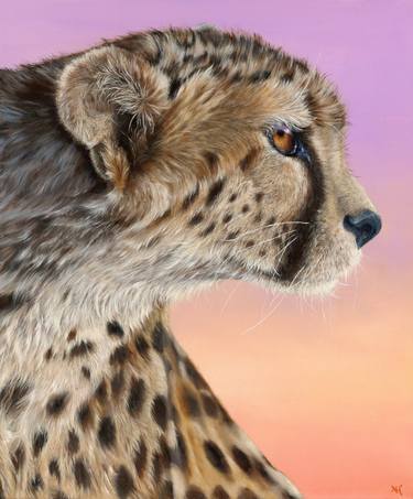 Original Photorealism Animal Paintings by Nanda Hoep