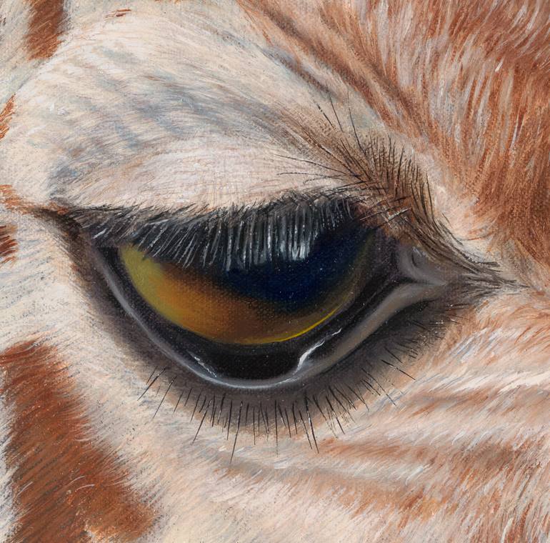 Original Figurative Animal Painting by Nanda Hoep