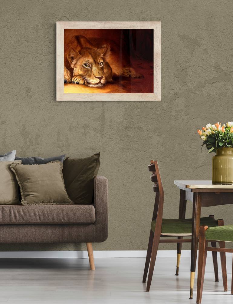 Original Figurative Animal Painting by Nanda Hoep