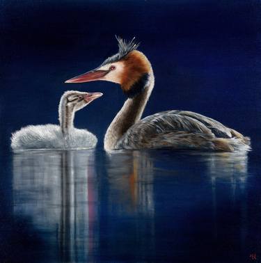 Original Fine Art Animal Paintings by Nanda Hoep