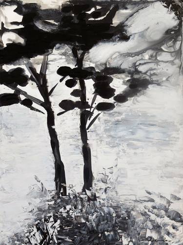 Print of Modern Tree Paintings by Cyrielle Deweine