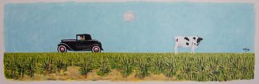 Original Automobile Paintings by Julio Fierro