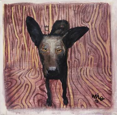 Print of Dogs Paintings by Julio Fierro