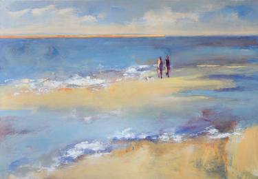 Print of Expressionism Beach Paintings by Beata Bedkowska