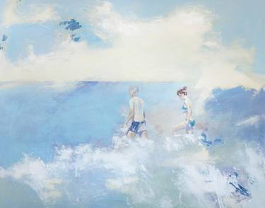 Original Conceptual Beach Paintings by Beata Bedkowska