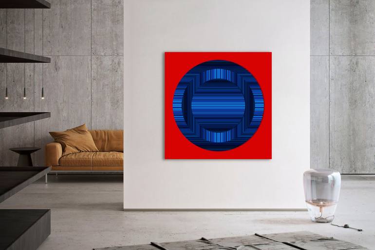 Original Abstract Geometric Sculpture by ANDREA PALLANG