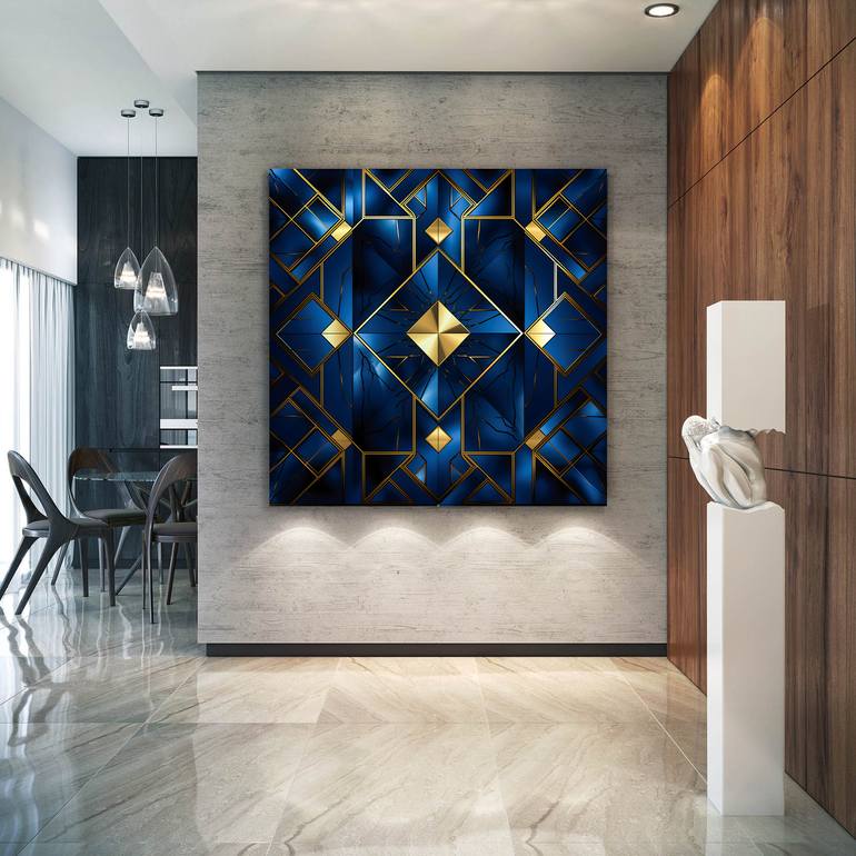 Original Abstract Geometric Sculpture by Andrea Pallang