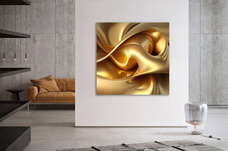 Original Art Deco Abstract Painting by Andrea Pallang