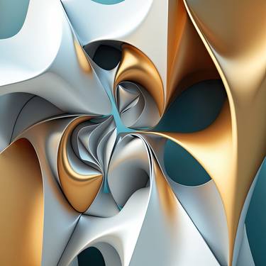 abstract lines 2D wall art thumb