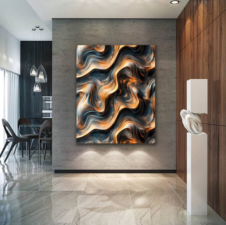 Original Abstract Sculpture by ANDREA PALLANG