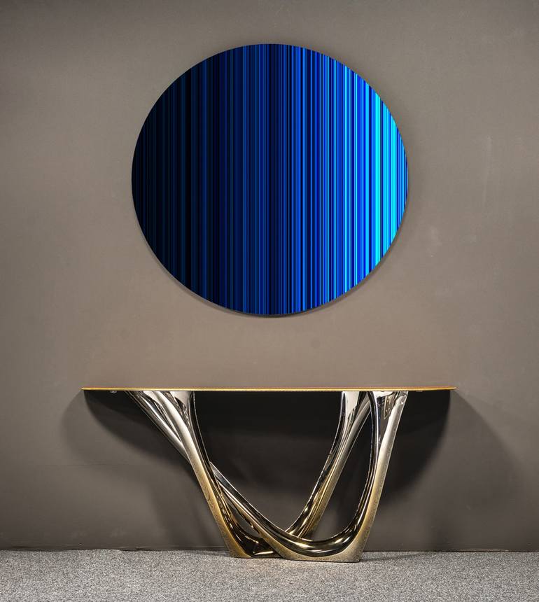 Original Abstract Geometric Sculpture by ANDREA PALLANG