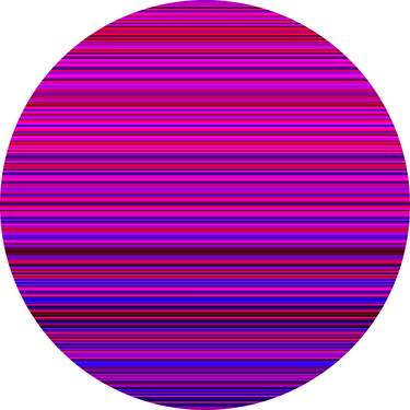 pink lines nymphea- WALL ART thumb